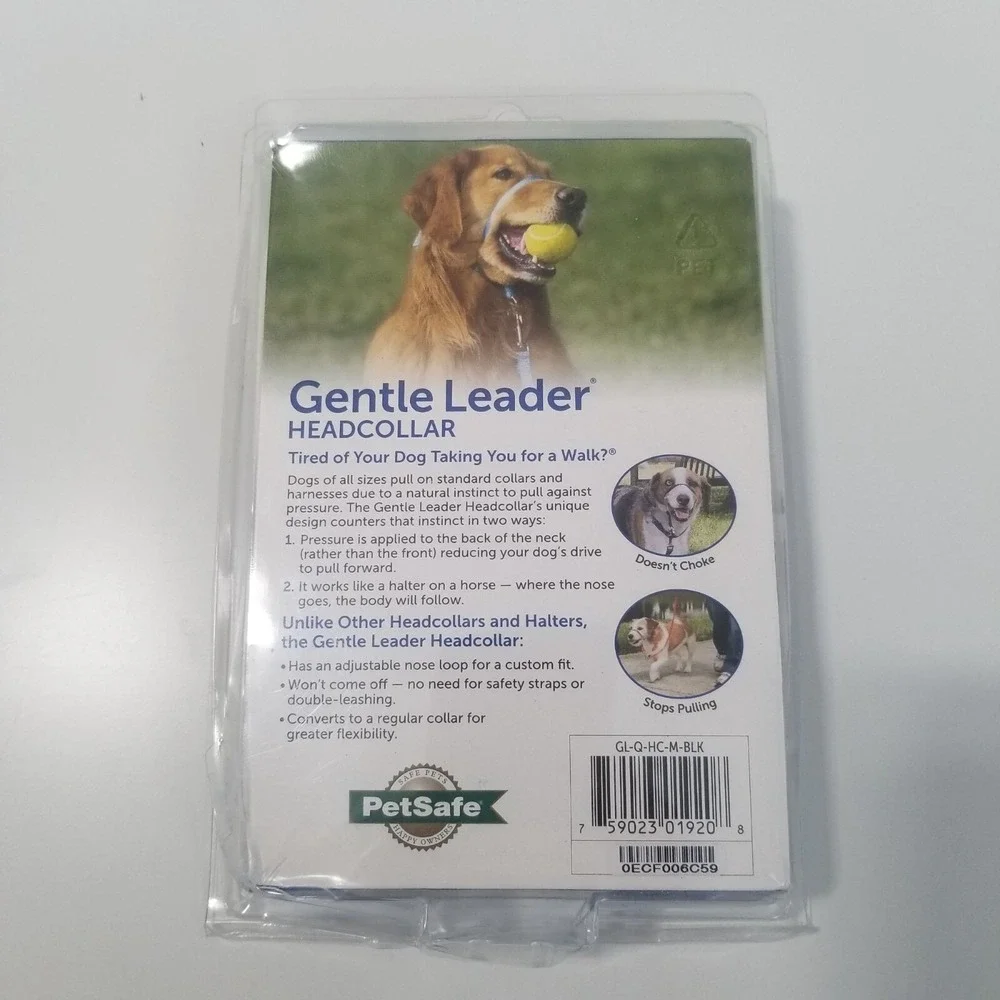 NWT‎ PetSafe Gentle Leader Padded No Pull Dog Headcollar Size M